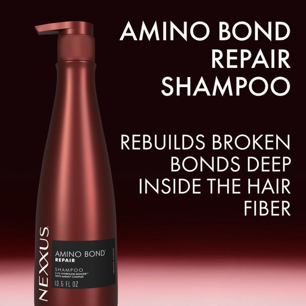 Nexxus Amino Bond Repair Shampoo For 5 Types Of Hair Damage 13.5 Oz