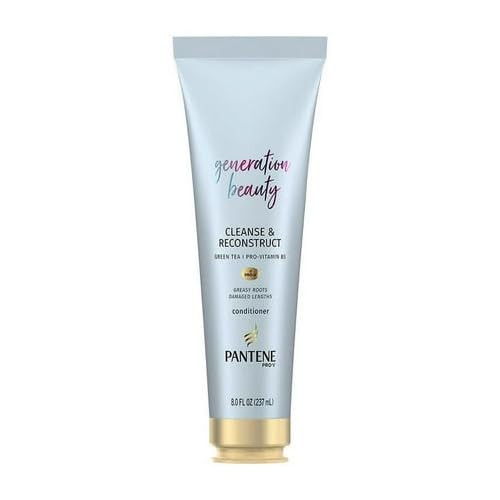 Pantene ProV Generation Beauty Cleanse & Reconstruct Conditioner For Greasy Roots & Damaged Lengths 8.0 Fl. Oz. White