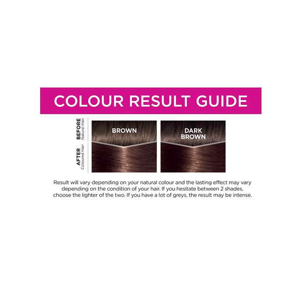 L'Oral Casting Crème Gloss 400 Dark Brown Semi Permanent Hair Dye