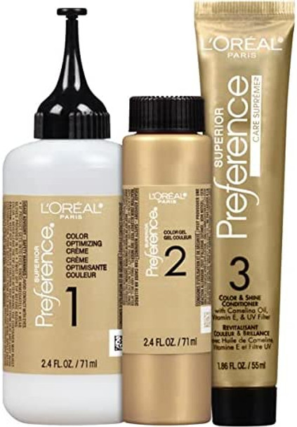 LOreal Paris Superior Preference Fade-Defying Color Plus Shine System 9 1/2 NB Lightest Natural Blonde - 1 Pack