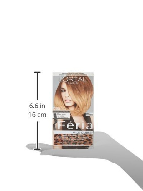 Feria Brush-on Ombre Effect Hair Color, O70 Wild Ombre for Dark Blonde to Light Brown Hair (Packaging May Vary)