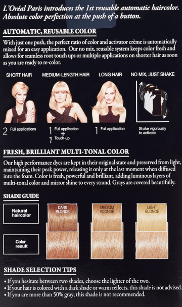 2Pack - L'Oreal Paris Hair Color Superior Preference Mousse Absolue, 1021 Lightest Icy Blonde