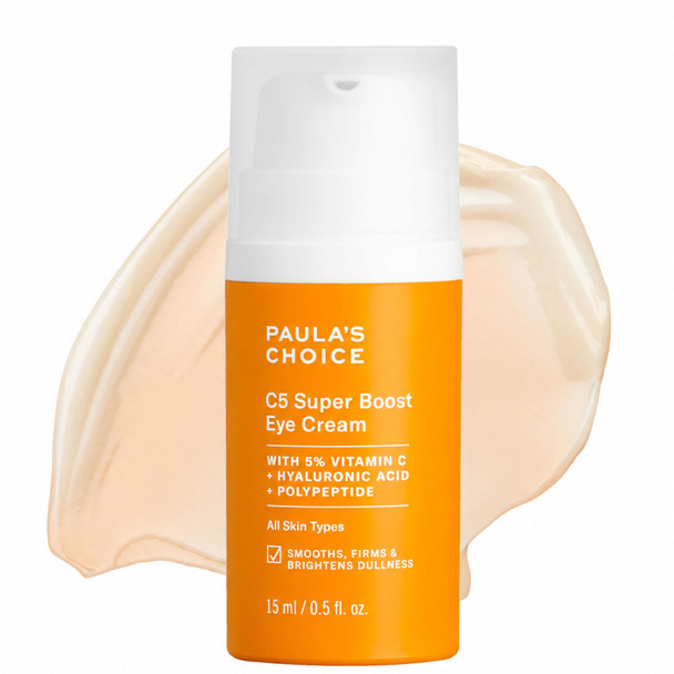 PaulaS Choice C5 Super Boost Eye Cream With 5% Vitamin C 0.5 Fl Oz