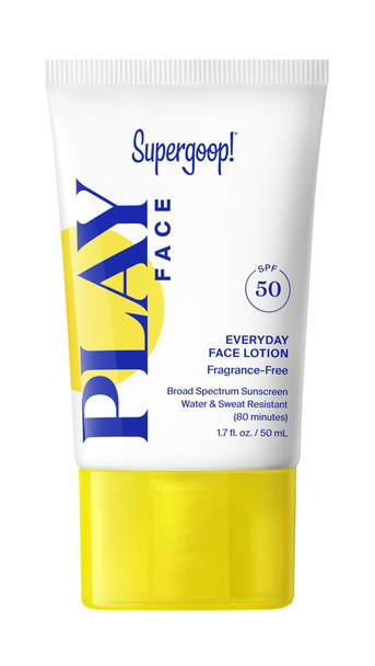 Supergoop Play Everyday Face Lotion Spf 50 Pa++++ No Fragrance 1.7 Fl Oz