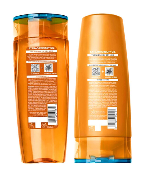 L 'Oreal Paris Shampoo and Conditioner Set, 12.6 Oz Extraordinary Oil