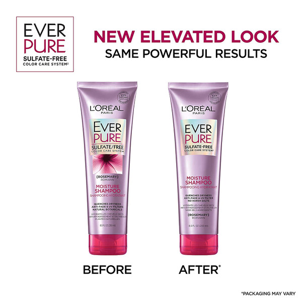 L'Oreal EverPure Moisture Shampoo 8.5 oz - Packaging May Vary