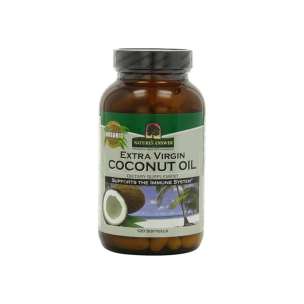 Nature's Answer Coconut Oil, Extra Virgin  120 ea