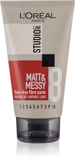 L'Oral Studio Line Matt & Messy Shine-Free Fibre Paste 150Ml