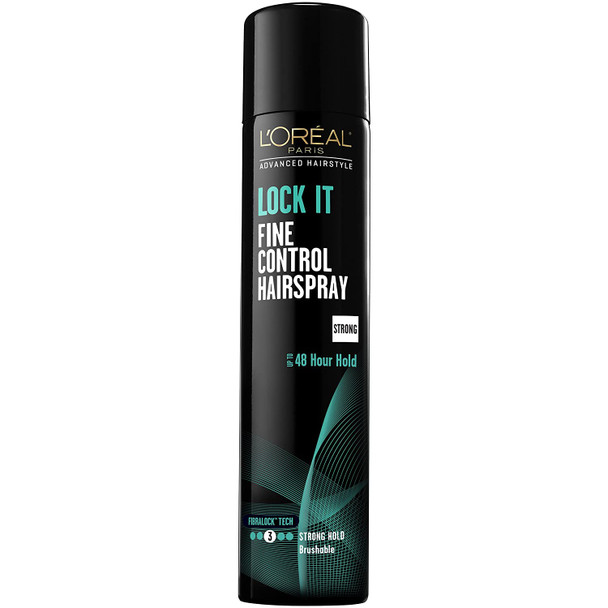 L'Oral Paris Advanced Hairstyle LOCK IT Fine Control Hairspray, 8.25 oz.