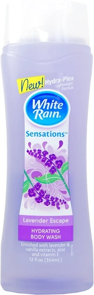 White Rain Sensations Lavender Escape Hydrating Body Wash 12 Oz
