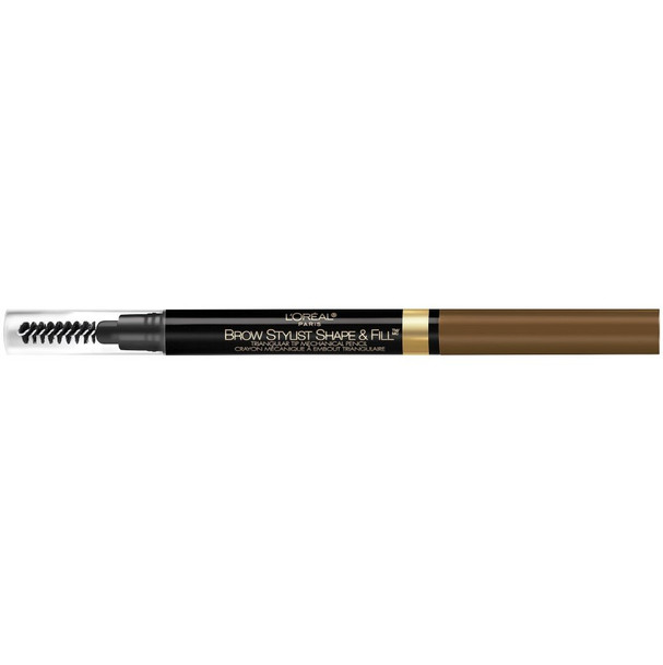 L'Oreal Paris Makeup Brow Stylist Shape and Fill Mechanical Eye Brow Makeup Pencil, Dark Blonde, 0.008 oz.