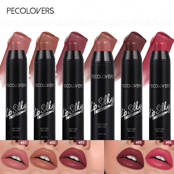 PECOLOVERS  Lipstick Pen - Nude Pink Jelly Lip Glaze with Mirror Shine, Long-Lasting Moisturizing, Waterproof And Non-Stick Cup Formula 01