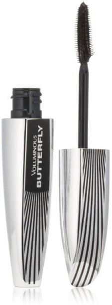 L'Oreal Paris Voluminous Butterfly Mascara, Black [867] 0.22 oz (Pack of 3)