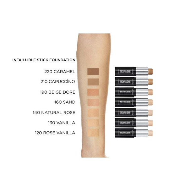 Infallible Foundation in Stick Nu 220 Caramel/Toffee