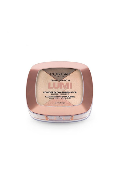 L'Oral Paris True Match Lumi Powder Glow Illuminator, Golden, 0.31 oz.