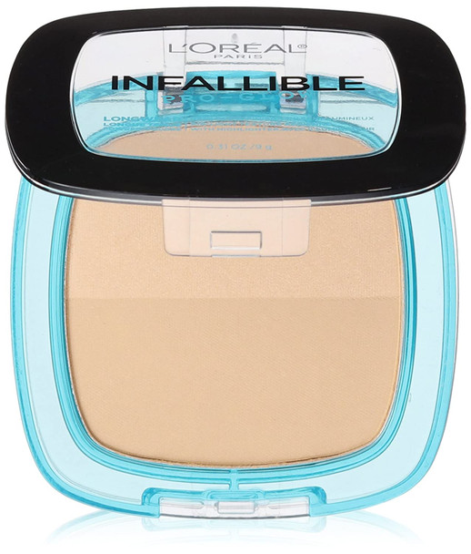 L'Oral Paris Infallible Pro Glow Pressed Powder, Creamy Natural, 0.31 oz.