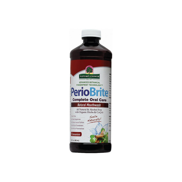 Nature'S Answer Periobrite Mouthwash Cinnamint  16 Oz