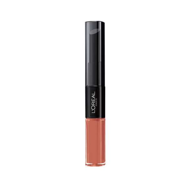 L'Oral Paris Infallible Pro Last 2 Step Lipstick, Never Ending Nutmeg, 1 fl. oz.