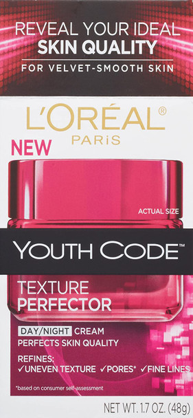 L'Oreal Paris Youth Code Texture Perfector Day/Night Cream, 1.7 Fluid Ounce
