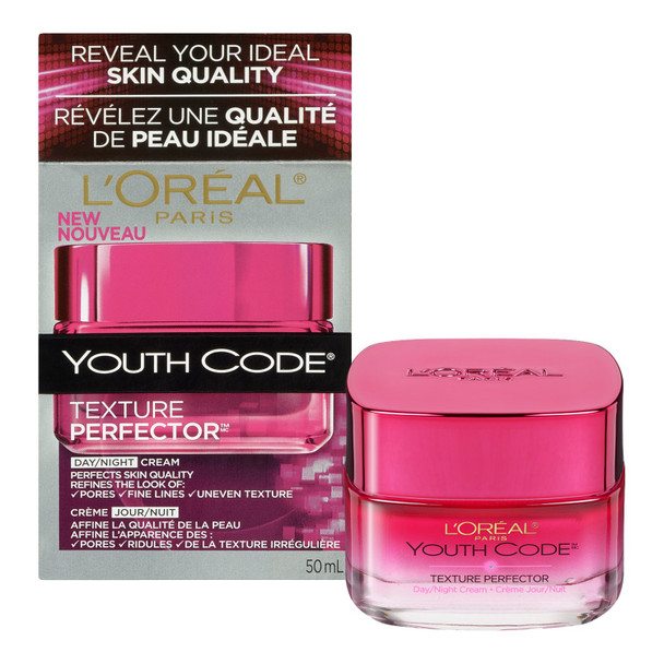 L'Oreal Paris Youth Code Texture Perfector Day/Night Cream, 1.7 Fluid Ounce