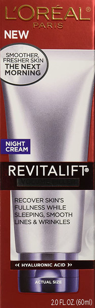 L'Oral Paris Revitalift Volume Filler Night Cream, 2 fl. oz.