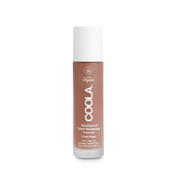 COOLA Organic Rosilliance BB Cream with SPF 30, Tinted Moisturizer Sunscreen & Foundation, Dermatologist Tested, 1.5 Fl Oz