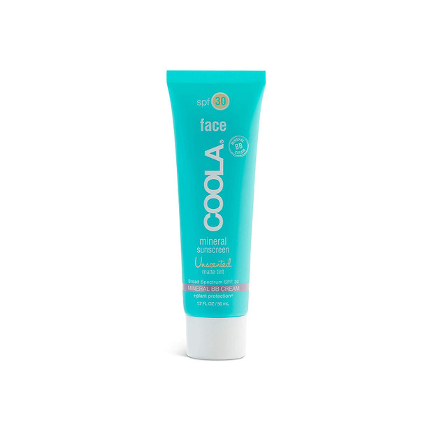 COOLA Organic Mineral Matte Sunscreen SPF 30 Sunblock, Dermatologist Tested Skin Care for Daily Protection, Vegan and Gluten Free, Fragrance Free, 1.7 Fl Oz