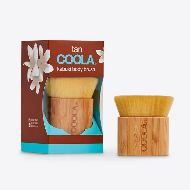 COOLA Sunless Self Tanner Kabuki Body Brush, Self Tan Applicator for Organic Sunless Tanning Lotion