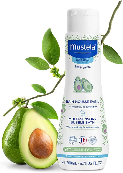 Mustela PN BAIN MOUSSE EVEIL 200 ML/PN TONISCH BADSCHUIM 200 ML