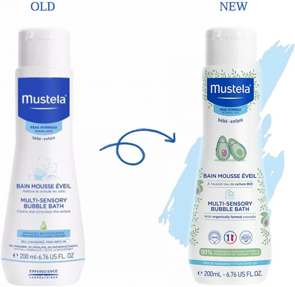 Mustela PN BAIN MOUSSE EVEIL 200 ML/PN TONISCH BADSCHUIM 200 ML