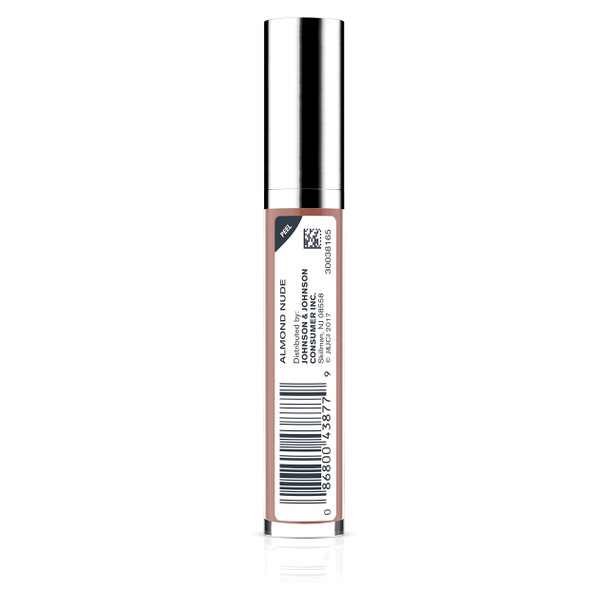 Neutrogena Hydro Boost Moisturizing Lip Gloss, Hydrating Non-Stick and Non-Drying Luminous Tinted Lip Shine with Hyaluronic Acid to Soften and Condition Lips, 27 Almond Nude Color, 0.10 oz