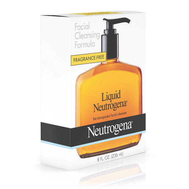 Neutrogena Liquid Neutrogena, Facial Cleansing Formula, Fragrance Free, 8 Ounces