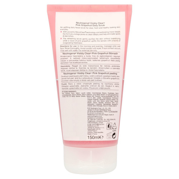 Neutrogena Visibly Clear Pink Grapefruit Daily Scrub 150ml