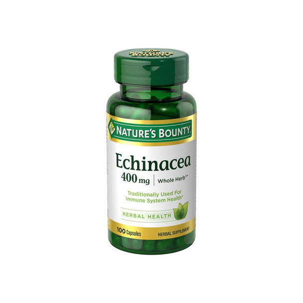 Nature's Bounty Echinacea 400 mg Capsules 100 ea