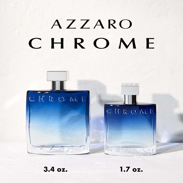 Azzaro Chrome Eau de Parfum  Mens Cologne  Fougere, Aromatic & Woody Fragrance