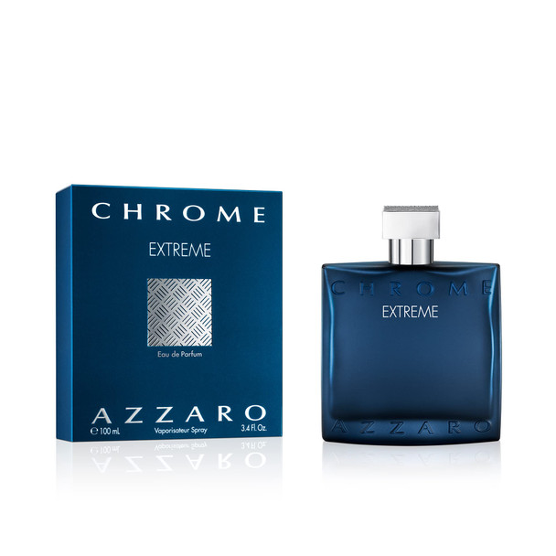 Azzaro Chrome Extreme Eau de Parfum  Mens Cologne  Woody, Citrus & Amber Fragrance