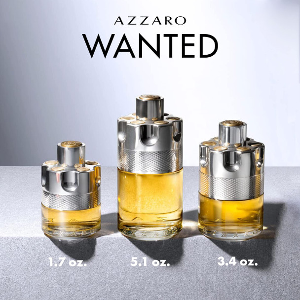 Azzaro Wanted Eau de Toilette  Mens Cologne  Woody, Citrus & Spicy Fragrance