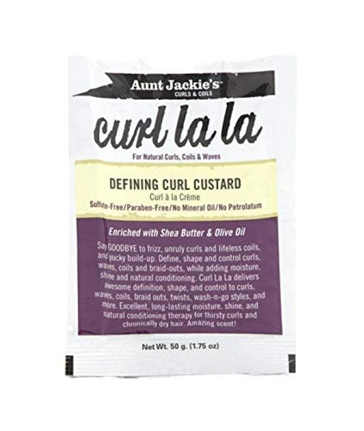 Aunt Jackie's Curls & Coils Curl La La Defining Curl Custard Packette