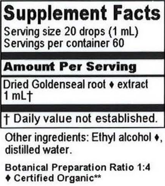 Herbalist & Alchemist Goldenseal Extract 2 fl oz