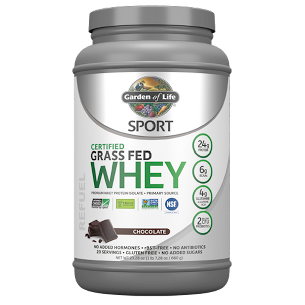 Garden of Life Sport Sport Cert Whey Protein Choc20 serv