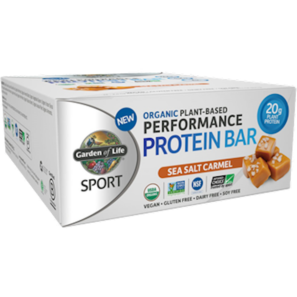 Garden of Life Sport Sport Bar Sea Salt Caramel12 Bars