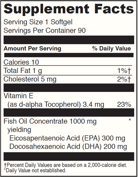 DaVinci Omega-3 100090 gels