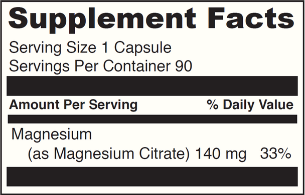 DaVinci Magnesium Citrate90 vcaps