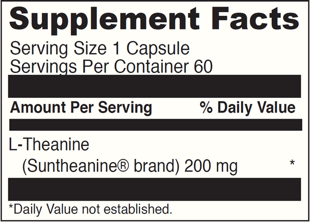 DaVinci L-Theanine 200 mg60 vcaps DaVinci L-Theanine 200 mg60 vcaps