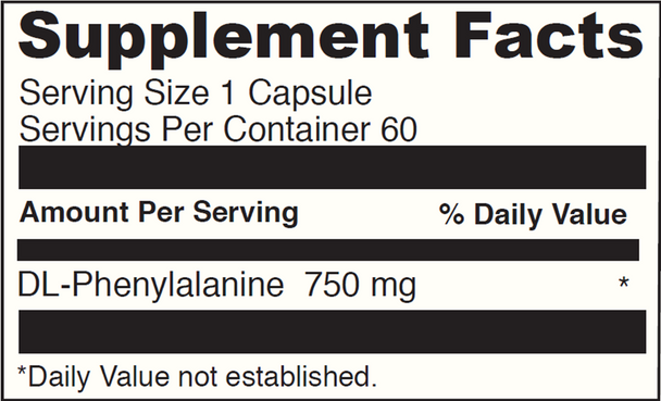 DaVinci DL-Phenylalanine 750 mg60 vegcap