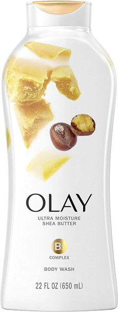 Olay, Ultra Moisture Shea Butter Body Wash Fluid Ounce, 22 Fl Oz