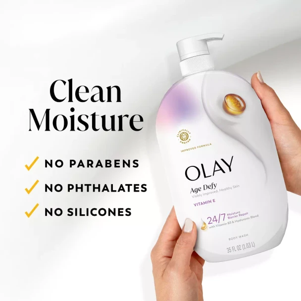 Olay Age Defying Body Wash With Vitamin E 30 Oz