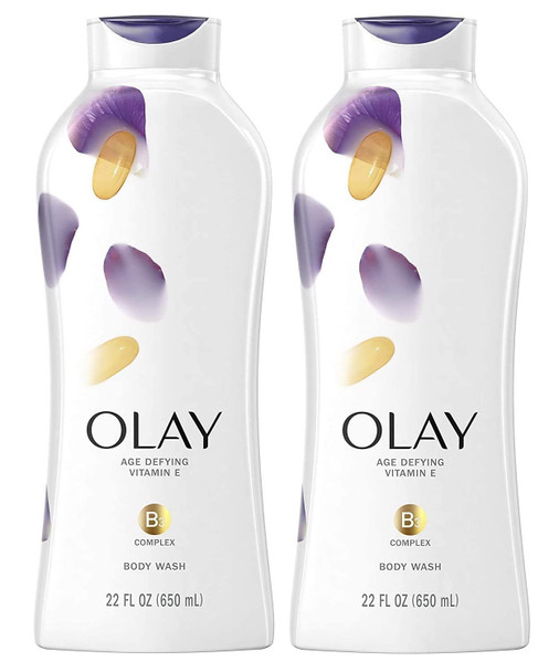 OLAY Age Defying Body Wash 22 oz (Pack of 2)