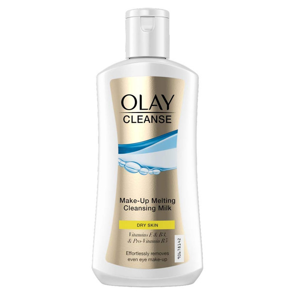 Olay Cleanse Make-Up Melting Cleansing Milk Dry Skin, 200 ml
