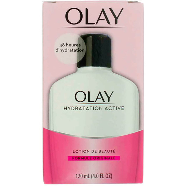 OLAY Active Hydrating Beauty Fluid Original 4 oz (Pack of 3)